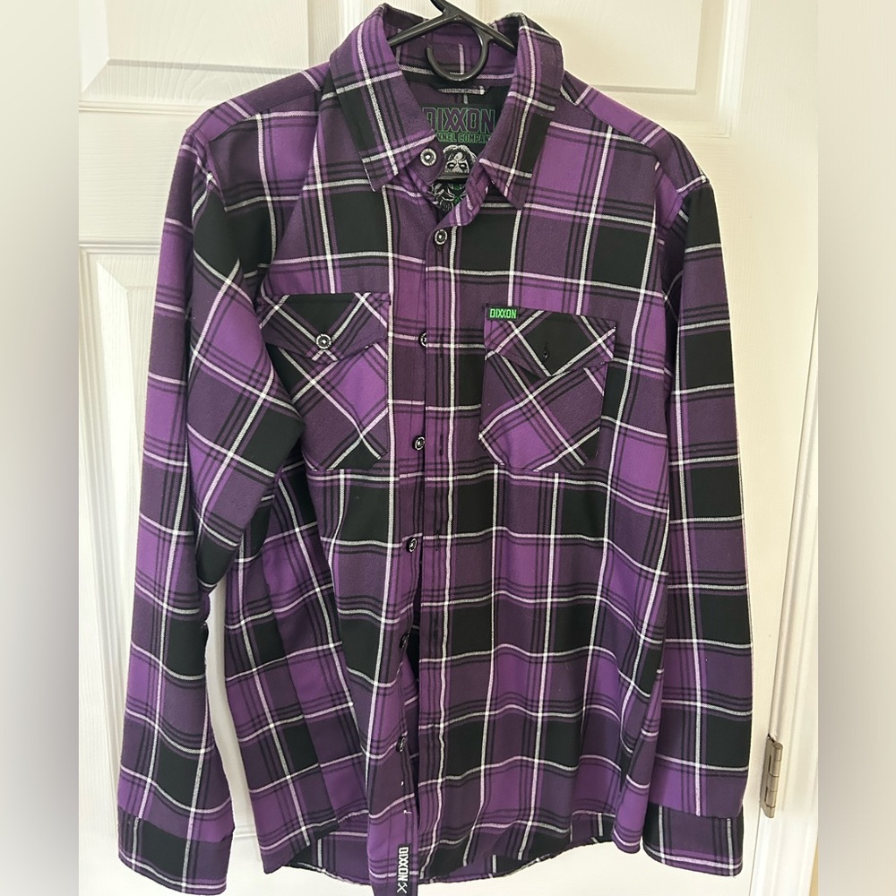 Men’s size M Dixxon Flannel. The Regan (Exorcist themed). Excellent Halloween